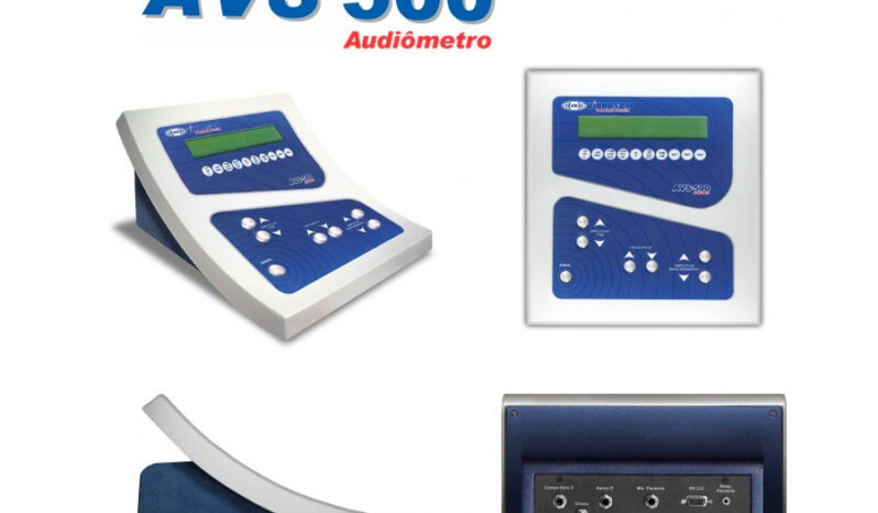 Audiômetro AVS500 para Unidades Móveis de Saúde full
