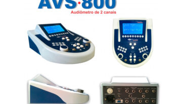 Audiômetro AVS800 para Unidades Móveis de Saúde full